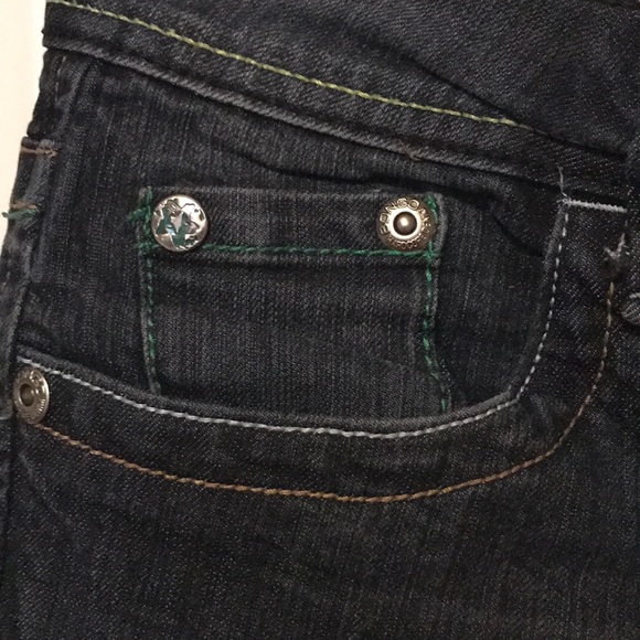 BONGO Knee-length black denim jeans - Picture 3 of 4